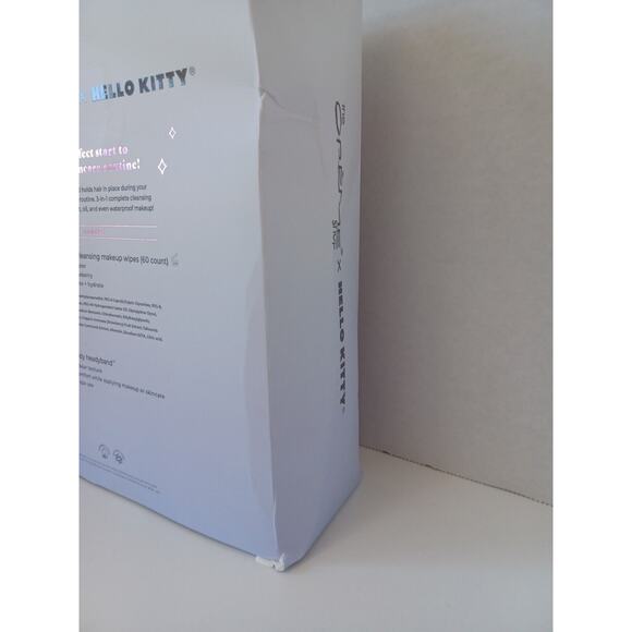 The Creme Shop x Hello Kitty Cleanse starter Kit Headband & Makeup Wipes NEW! - Picture 5 of 5